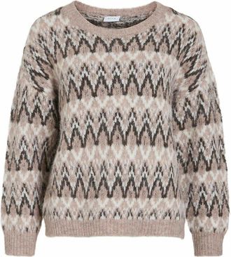 Vila Trui in jacquard met ronde hals