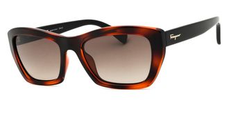Ferragamo SF958S 214 Womens Sunglasses Tortoiseshell Size 55