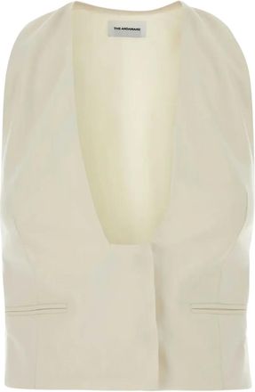 Andamane Canotta in gabardine - Toni neutri