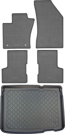 OEM Jeep Renegade Suv (5 Puertas) Desde Septiembre De 2014. Juego: Alfombrillas De Goma Para Coche + Alfombrilla Para Maletero