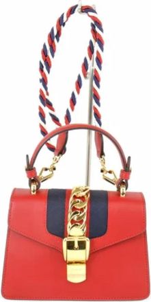 Gucci Pre-owned Fabric gucci-bags - Dames - Vintage Schoudertas - Rood - ONE Size - Vintage