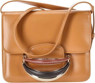 Chlo&eacute; Ochre Calfskin Leather Kattie Shoulder Bag (Authentic Pre-Loved)