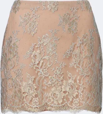 Valentino Minifalda de encaje