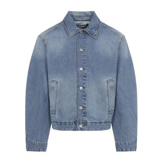 Jacquemus La Veste de-N&icirc;mes Mirada - Heren - Spijkerjassen - Blauw - L - Katoen - Jassen
