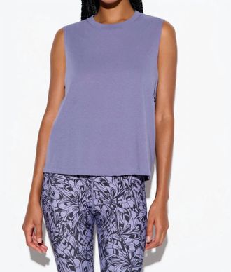 Spiritual Gangster World Tour Vibe Tank Top In Purple