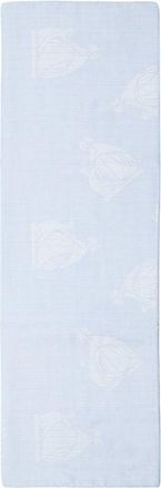 Lanvin Womens Scarf Light Blue Modal Accessories Virgin Wool