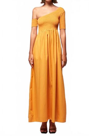 S/W/F Asymmetric Midi Dress In Sunstone