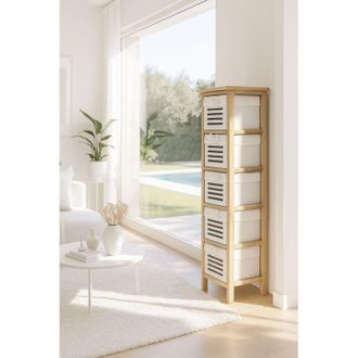 Regalos Miguel Muebles Auxiliares - Cajonera Estrecha Nuvio 5 Cajones