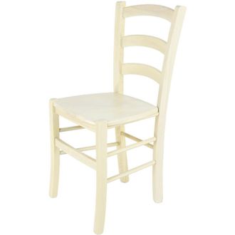 Tommychairs Tommychairs - Sedia modello Cuore per cucina bar e sala da pranzo, robusta struttura in Legno di faggio color noce chiaro e seduta rivestita in pelle