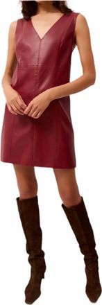 Marie Oliver Violette Mini Dress In Brick