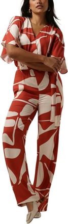 Another Label Jumpsuits & Playsuits, Dames, Veelkleurig, S, Polyester, Nena Graphic Jumpsuit S/S