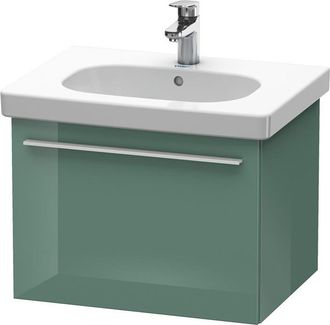 Duravit Duravit X-large Vanity Unit Wall Hung 6051, 1 Caj&oacute;n, 600mm Para El C&oacute;digo D, Color (frente/cuerpo): Jade Laca Alto Brillo - Xl605100303