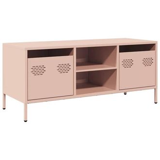 Berkfield Home TV Cabinet Pink 101.5x39x43.5 cm Cold-rolled Steel
