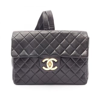 Chanel Black Leather Backpack (Pre-Owned)