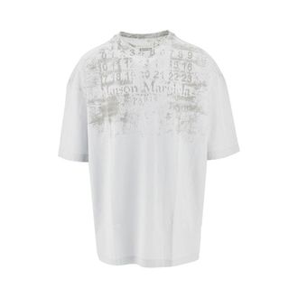 Maison Margiela Logo print oversized T-shirt Man XL