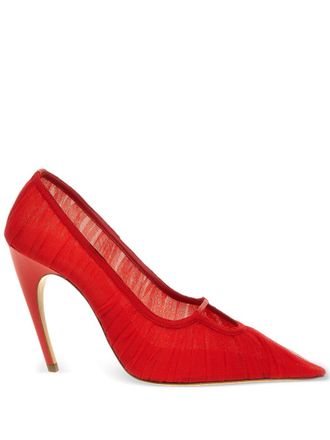 Nensi Dojaka Pumps 100mm - Rosso