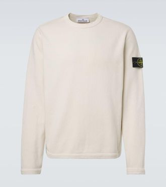Stone Island Felpa in jersey di cotone