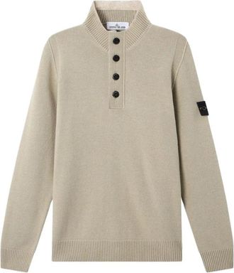 Stone Island Heren Ls Polo-Beige-V0095 Beige - Heren - Coltruien - Beige - XL - Truien & Vesten