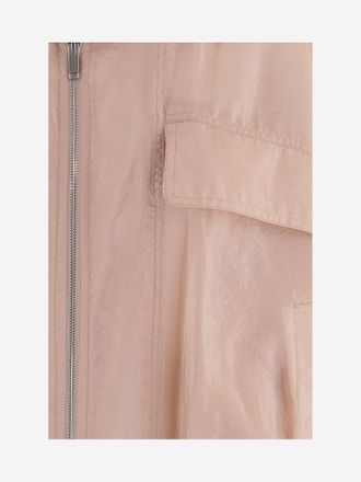 Frankie Shop Drea Bomber Jacket - Pink