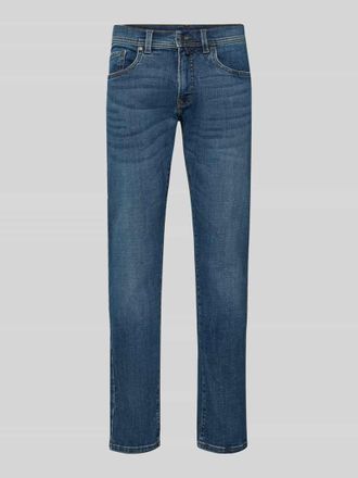 Pierre Cardin Tapered Fit Jeans im 5-Pocket-Design Modell Lyon in Blau, Gr&ouml;&szlig;e 32/30