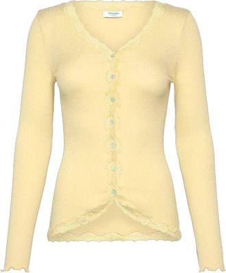 Rosemunde Cardigan - Dames - Vesten - Geel - S - Truien & Vesten