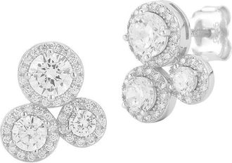 Glaze Jewelry Silver Cz Earrings
