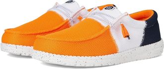 Hey Dude Wally Tri Varsity Mesh Mens Lace-up Boots Orange/White : 15 M, Mesh/Rubber