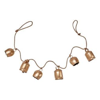 Tag Antique Gold Bell Jute Rope Garland Decorative Wall Banner at Nordstrom