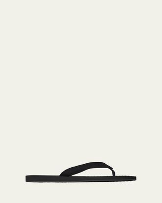The Row Mens Dune Leather Flip Flop Sandals