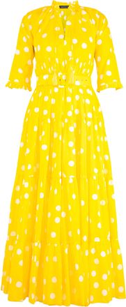 Samantha Sung Eden Fellini Dots Maxi Dress