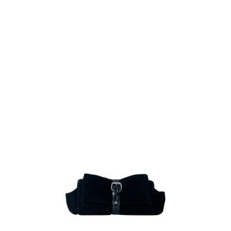 Vivienne Westwood Hazel Treasure Clutch - Dames - Tassen - Zwart - Maat: ONE Size Katoen