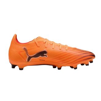 Puma Unisex voetbalschoenen voor volwassenen, model Ultra 6, voor harde ondergrond (Oranje/zwart)