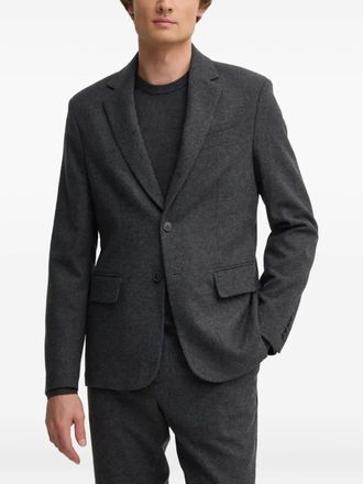 Benetton Blazer met enkele rij knopen - Grijs