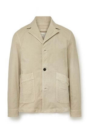 Officine Générale Elio Garment-Dyed Cotton-Moleskin Jacket
