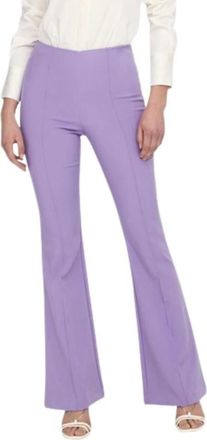 Only Only, Broeken, Dames, Paars, S, Astrid Life HW Flare Pin Pant