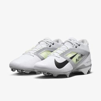 Nike Alpha ace 4 Pro FD7037-100 White Silver Football Cleats NIN839