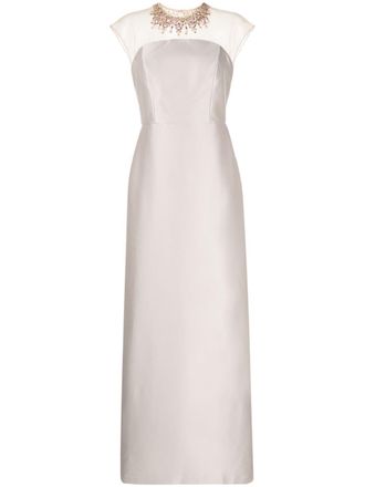 Sachin & Babi Irina crystal-embellished gown - Green