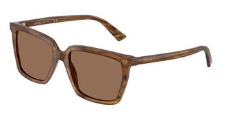 Jimmy Choo London JC5051F Asian Fit 508573 Womens Sunglasses Tortoiseshell Size 55