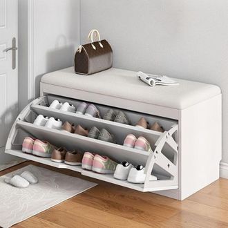 Trade Shop TrAdE Shop Traesio - Scarpiera Salvaspazio Organizzatore Scarpe Inclinabile Ingresso Corridoio Design Moderno