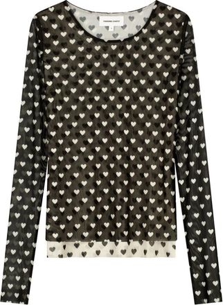 Fab By Fabienne Chapot Junna Top - Dames - Blouses - Zwart - L - Leer - Overhemden