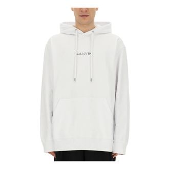 Lanvin Hombre, Sudaderas, Blanco, Talla: S