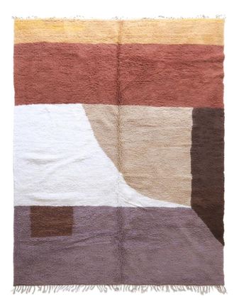 AFK Living Alfombra bereber l&iacute;neas gr&aacute;ficas modernas 300 x 402 cm