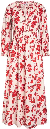 Rails Matia Floral-print Cotton Midi Dress - Red - S (UK8-10 / S)