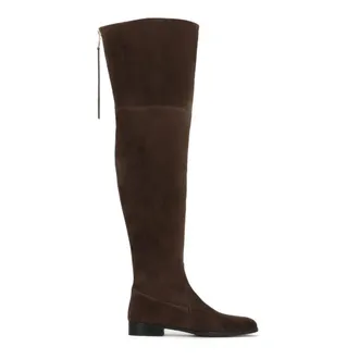 Kazar Schoenen, Dames, Bruin, 40 EU, Leer, Over-knee Boots