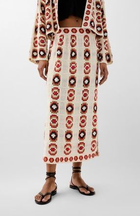 Scalpers Croch Skirt in Ivory at Nordstrom, Size Small Eu