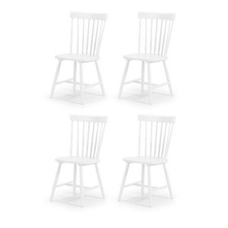 Julian Bowen Torino Chairs Set Of 4 White - Julian Bowen | TJ Hughes