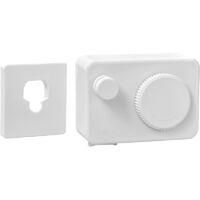 OEM Tendedero Rectangular Blanco Retr&aacute;ctil De Alta Resistencia Para Montaje En Pared Con Bloqueo Antica&iacute;da - Crezuo