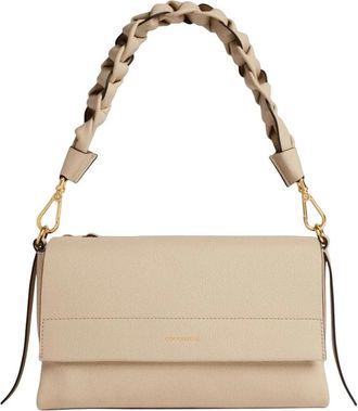 Coccinelle Boheme Small - Dames - Schoudertassen - Beige - ONE Size - Leer - Tassen