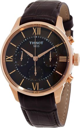 Tissot Chemin Des Tourelles Chronograph Automatic Brown Dial Mens Watch T1394623629800