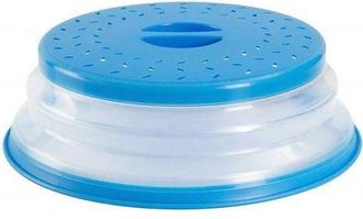OEM Tapa Para Microondas, Tapa Plegable Para Microondas Que Evita Salpicaduras De Alimentos, Colador Ondulado De 26,6 Cm Para Frutas Y Verduras, Libre De 